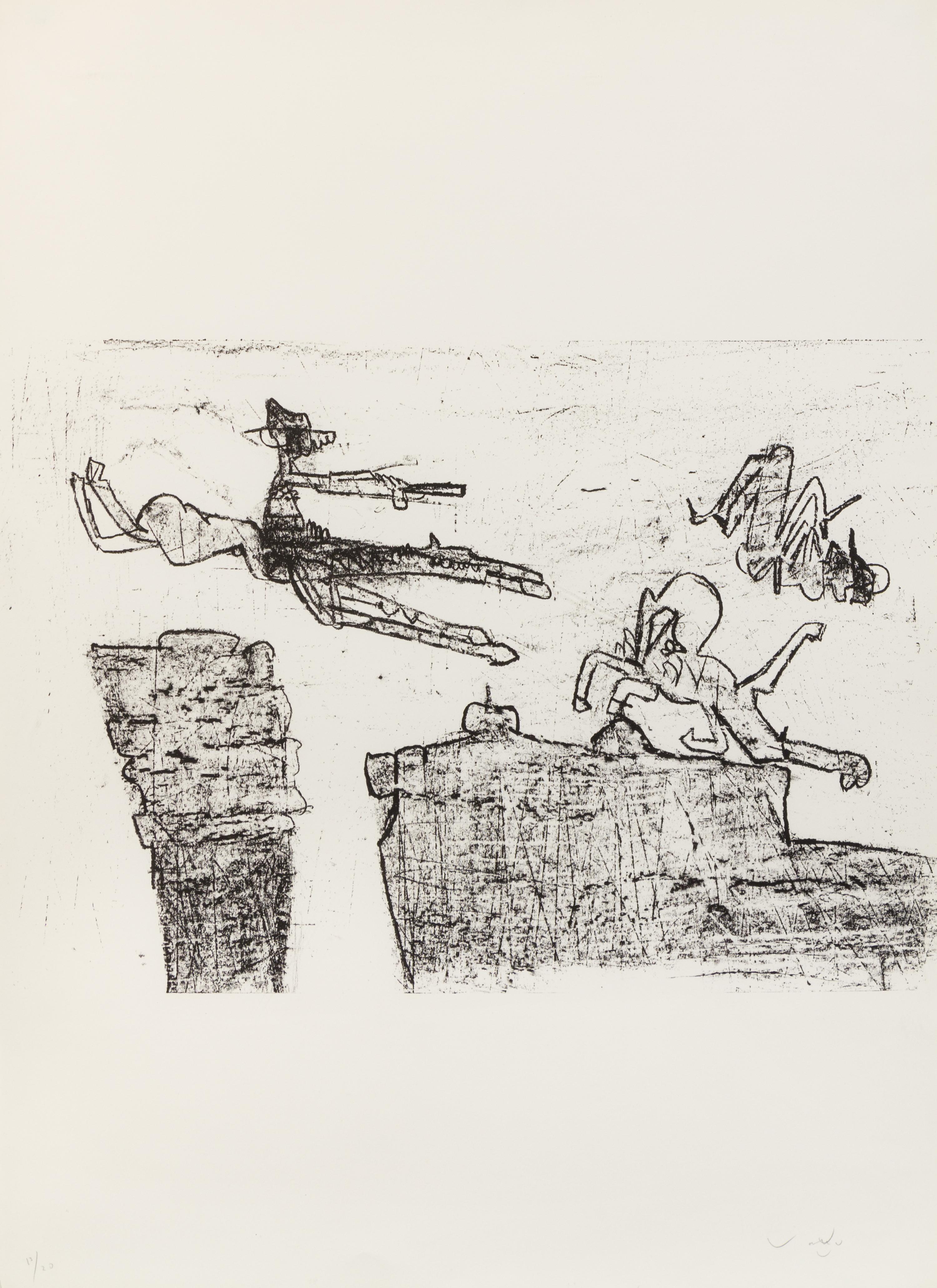 Roberto Matta, (Chilean, 1911-2002), Untitled (portfolio of 6 prints)
