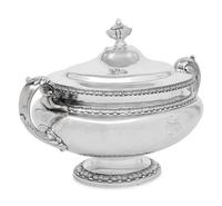 An American Silver Covered Tureen