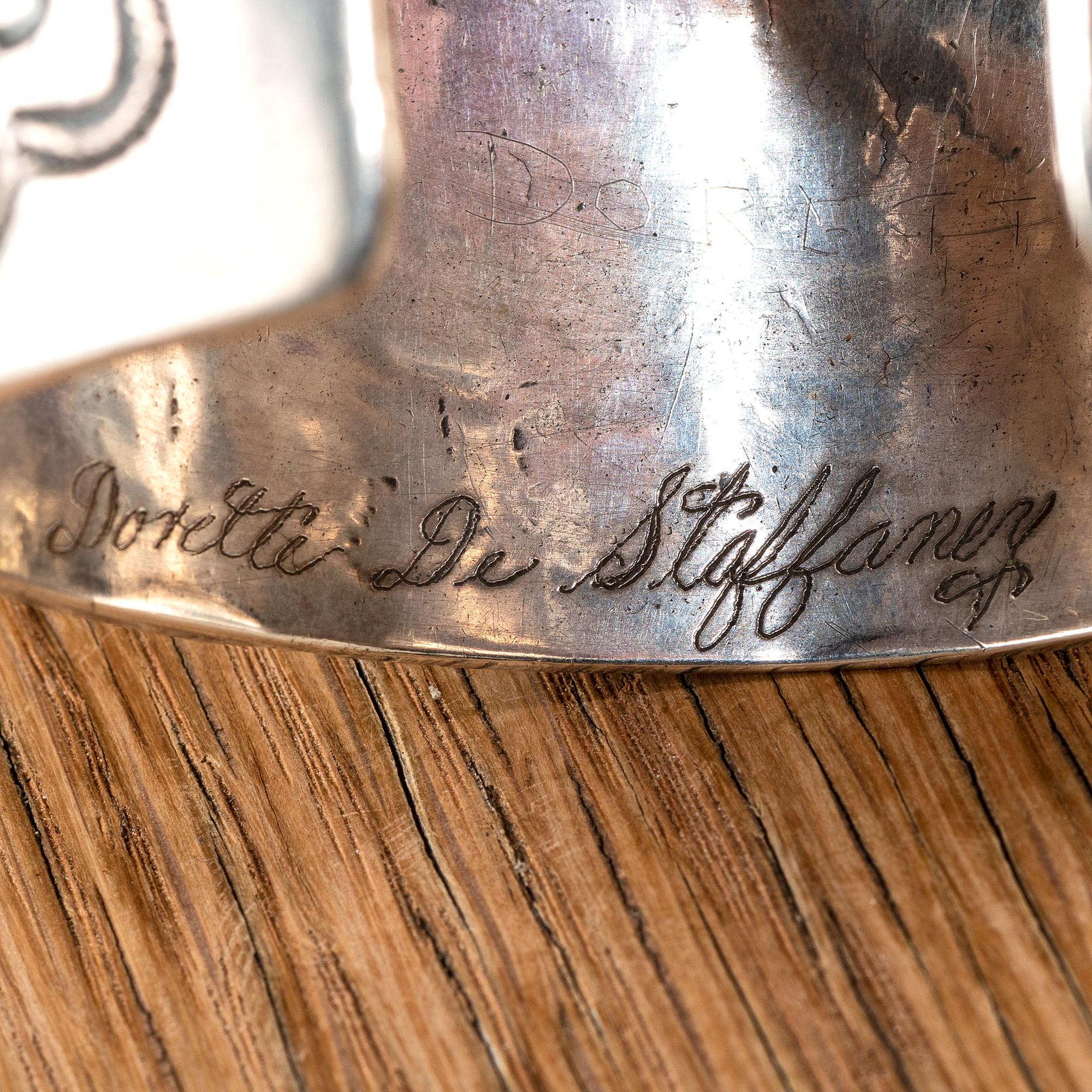 Navajo Stamped Silver Ingot Cuff Bracelet