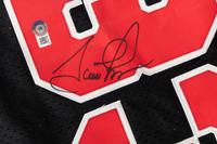 A Scottie Pippen Signed Autograph Chicago Bulls Nike Basketball Jersey (Beckett Authentication Services BAS Certified),