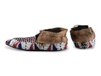 Sioux Beaded Hide Moccasins