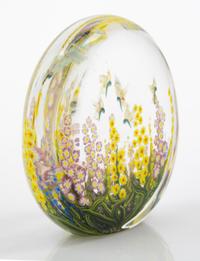 Yaffa Sikorsky, (American, b. 1951), Memories, glass paperweight