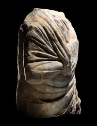 A Roman Marble Draped Torso from a Relief