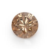 Pair of Fancy Dark Orange-Brown Diamonds