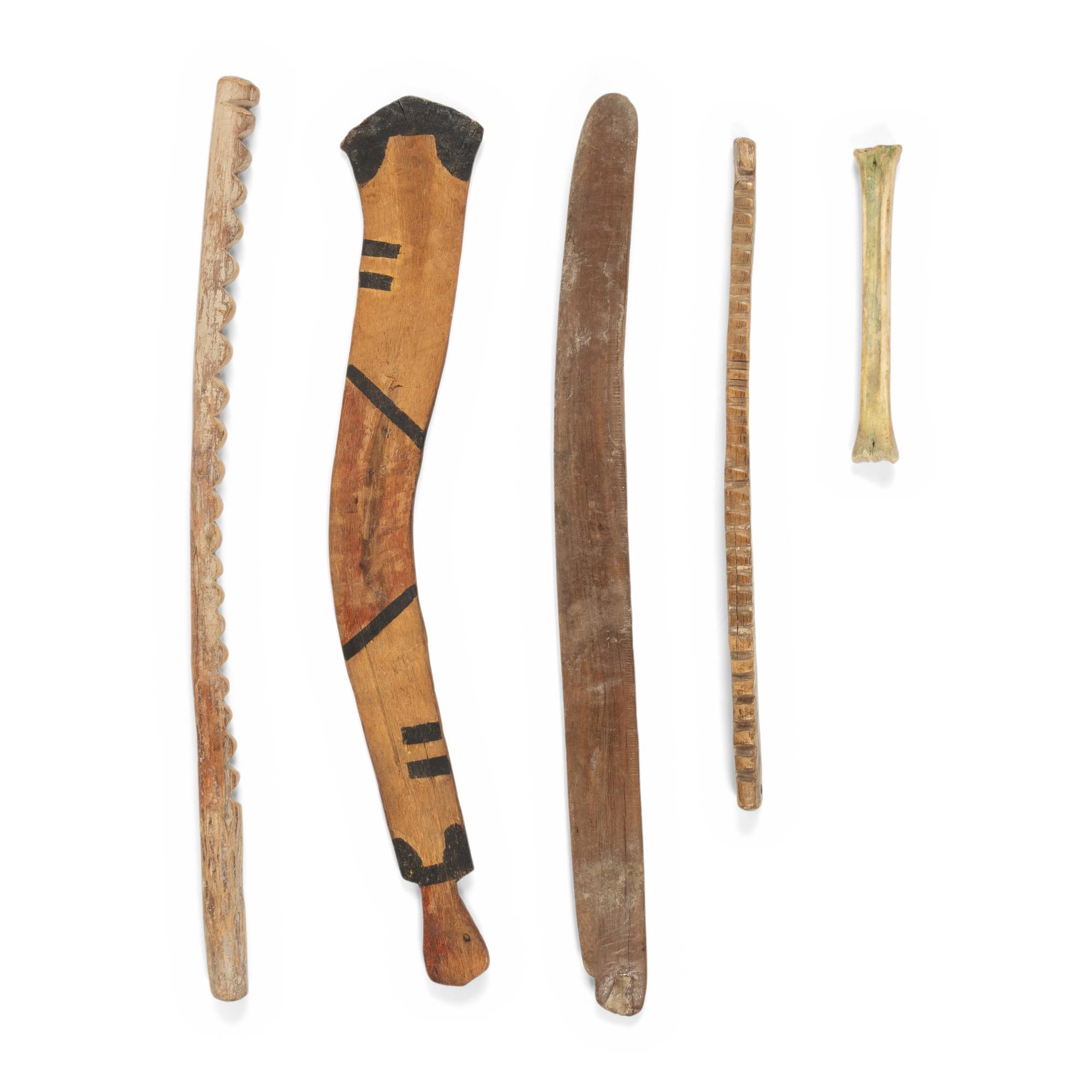 Pueblo Dance Rasps and Rabbit Sticks
