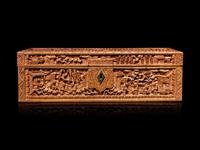Four Chinese Carved Wood Articles