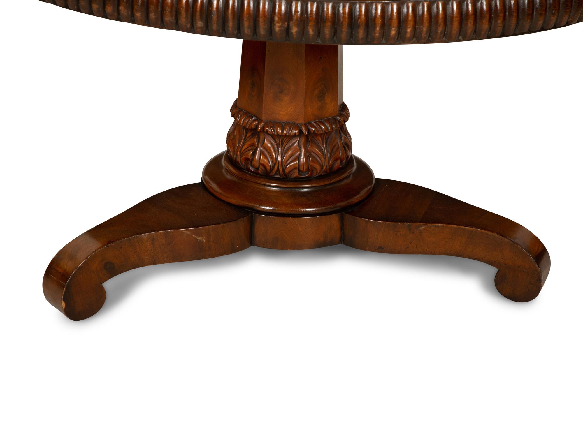 A William IV Mahogany Pedestal Dining Table