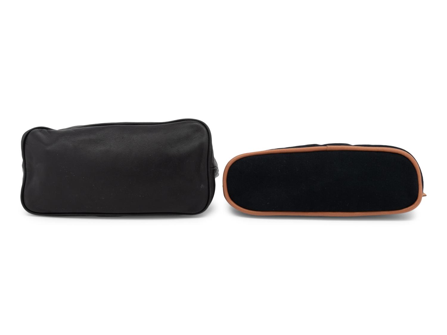 Two Hermès Travel/Make-Up Pouches, 1986, 2014