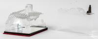 Two Steuben Glass Sculptures Width of first 8 1/2 inches. — 20TH CENTURY