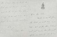 STEIN, Gertrude (1874-1946). Autograph letter signed ("Grtde Ste"), to Mrs. [Marcella Burns] Hahner. Chicago, n.d. [ca 1934-1935].