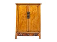 A Chinese Hardwood Cabinet, possibly Long Yan Mu