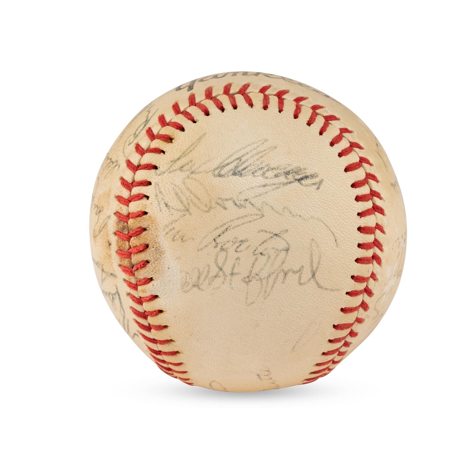 A 1962 New York Yankees Team Signed Autograph Baseball (Beckett Authentication Services Letter of Authenticity)