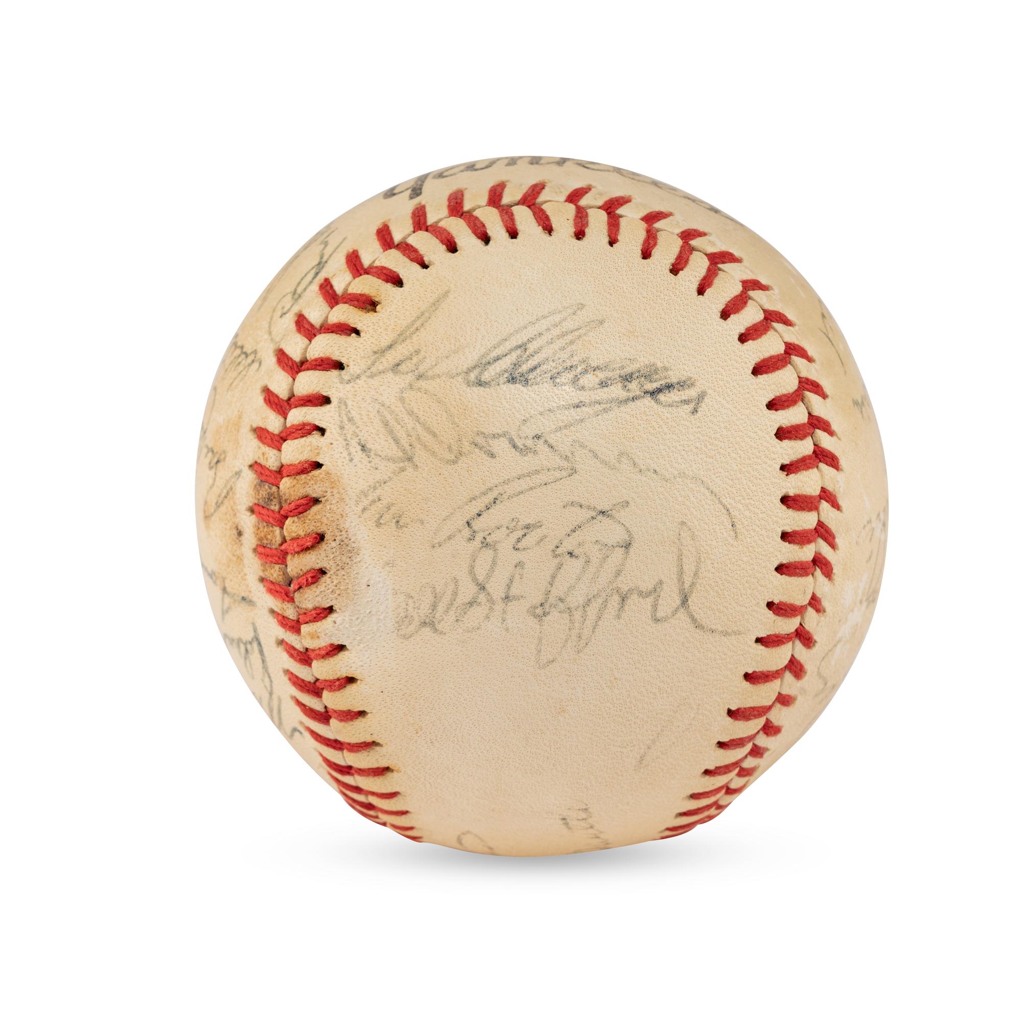 A 1962 New York Yankees Team Signed Autograph Baseball (Beckett Authentication Services Letter of Authenticity)
