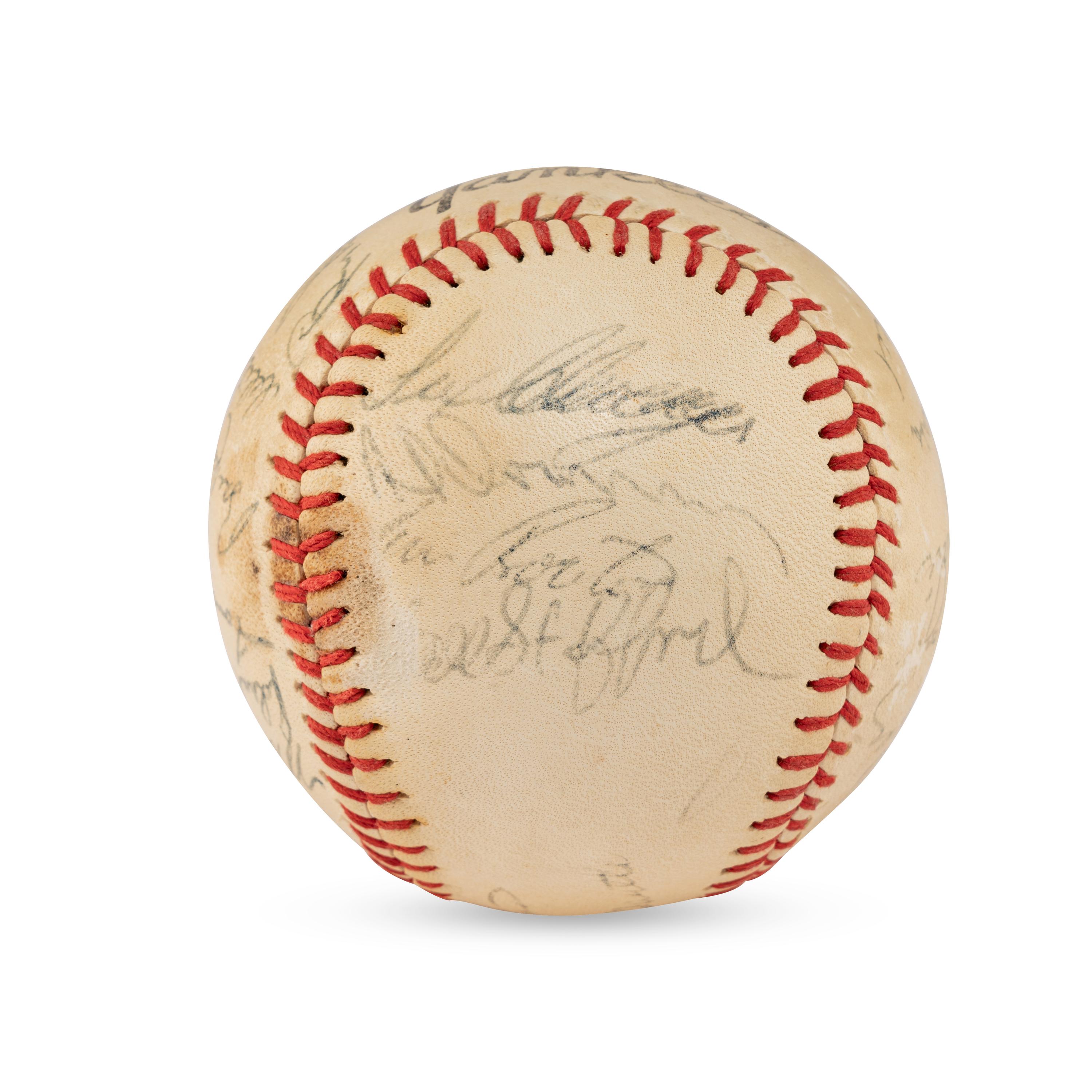 A 1962 New York Yankees Team Signed Autograph Baseball (Beckett Authentication Services Letter of Authenticity)