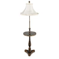 A Japanned Floor Lamp