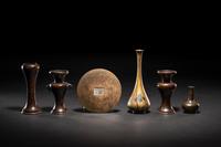 Six Japanese Bronze Articles