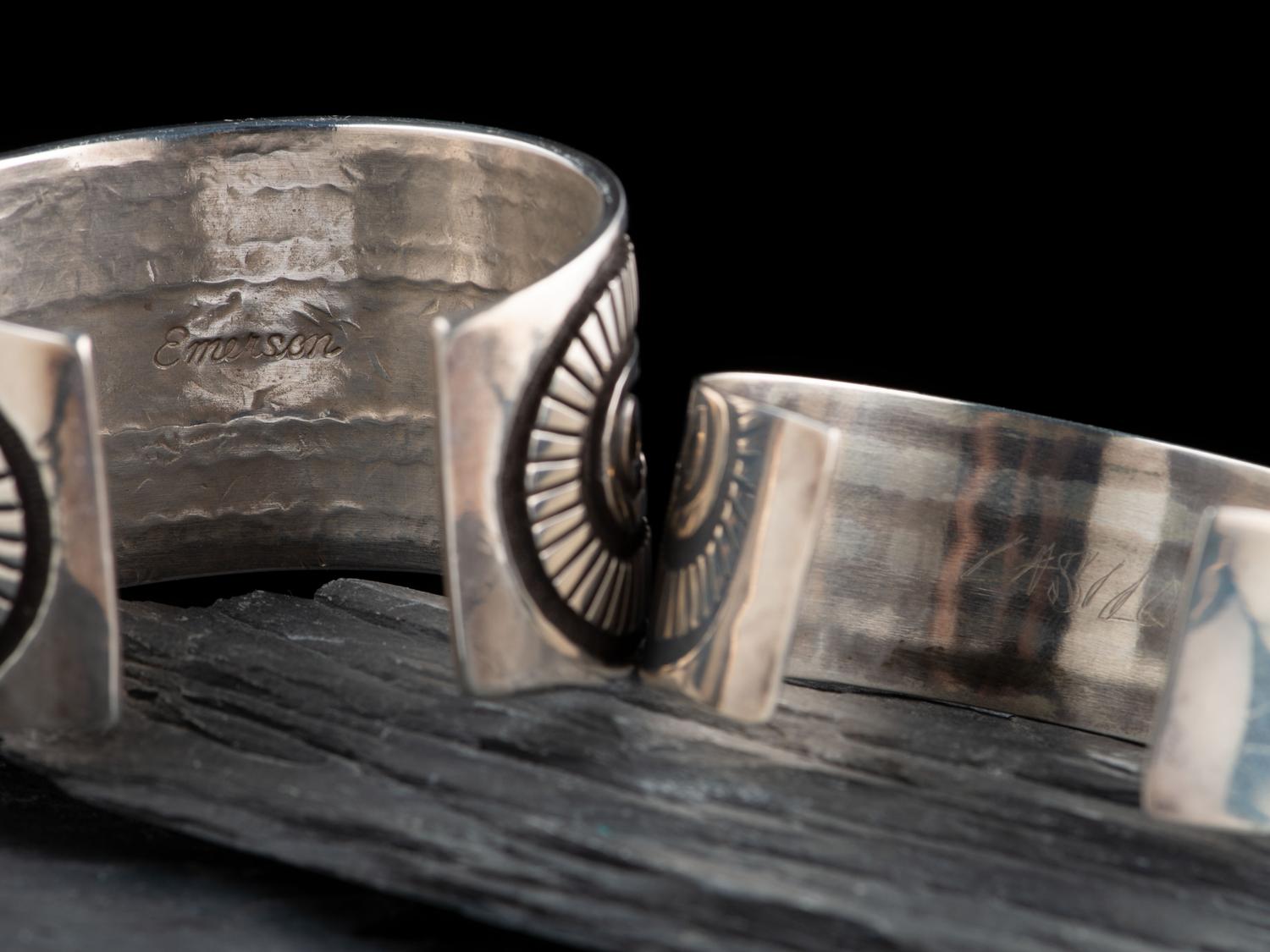 Navajo and Zuni Silver Cuff Bracelets