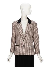 Chanel, Black & Pink Tweed Blazer