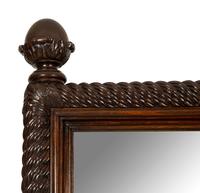 A Neoclassical Style Carved Mahogany Vitrine Cabinet — Circa 1900