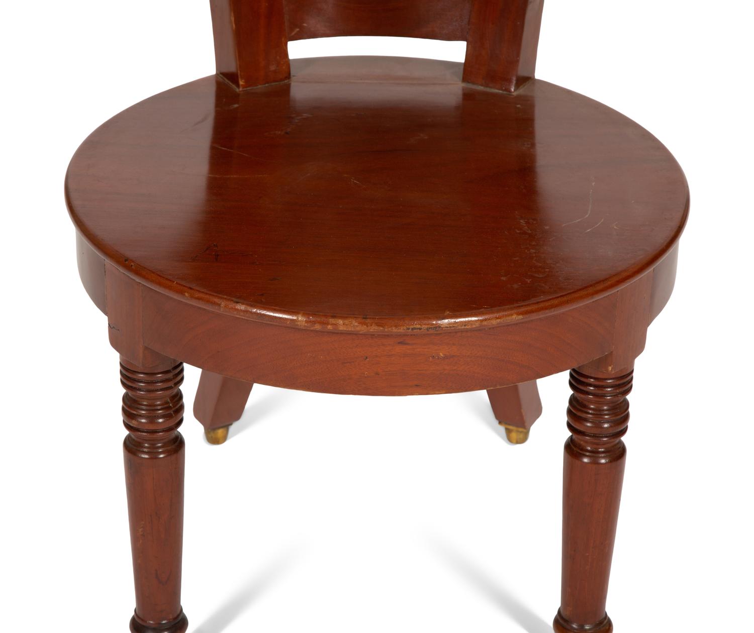 A French Mahogany Fauteuil de Bureau