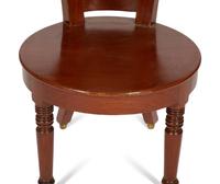 A French Mahogany Fauteuil de Bureau
