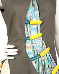 Issey Miyake Paneled Cotton Dress, 1990-2010