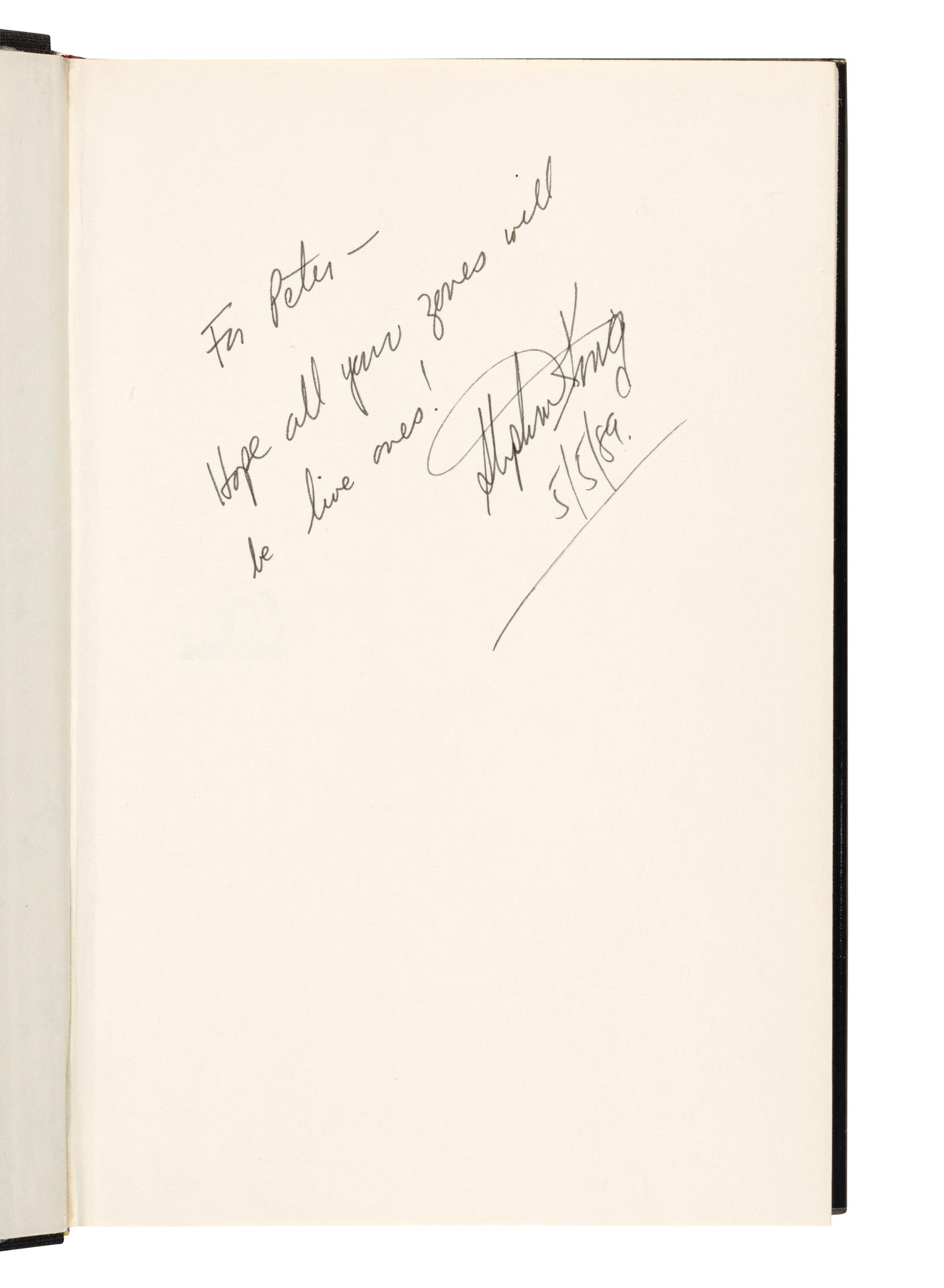 KING, Stephen (b. 1947). The Dead Zone . New York: The Viking Press, [1979].