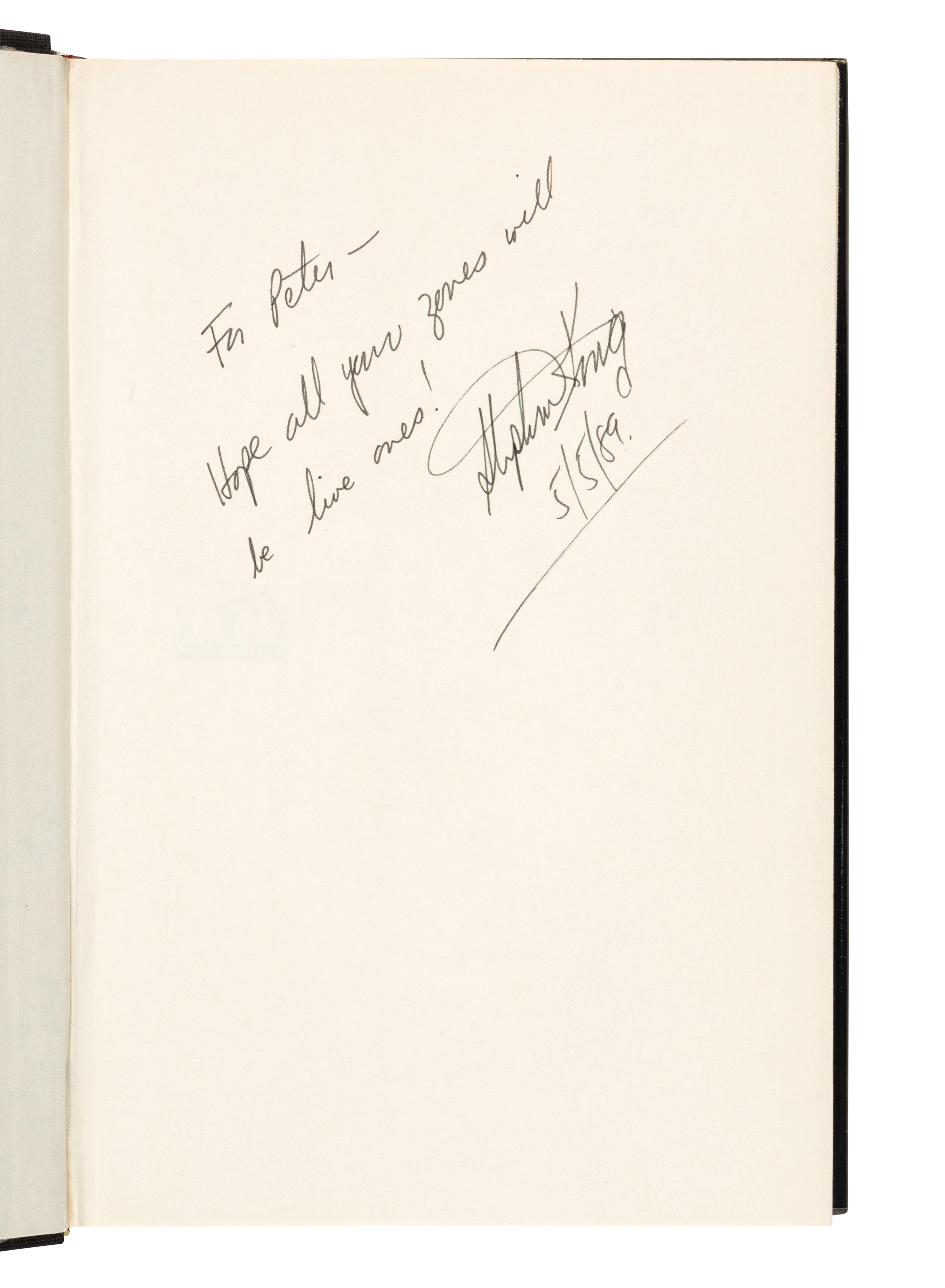 KING, Stephen (b. 1947). The Dead Zone . New York: The Viking Press, [1979].