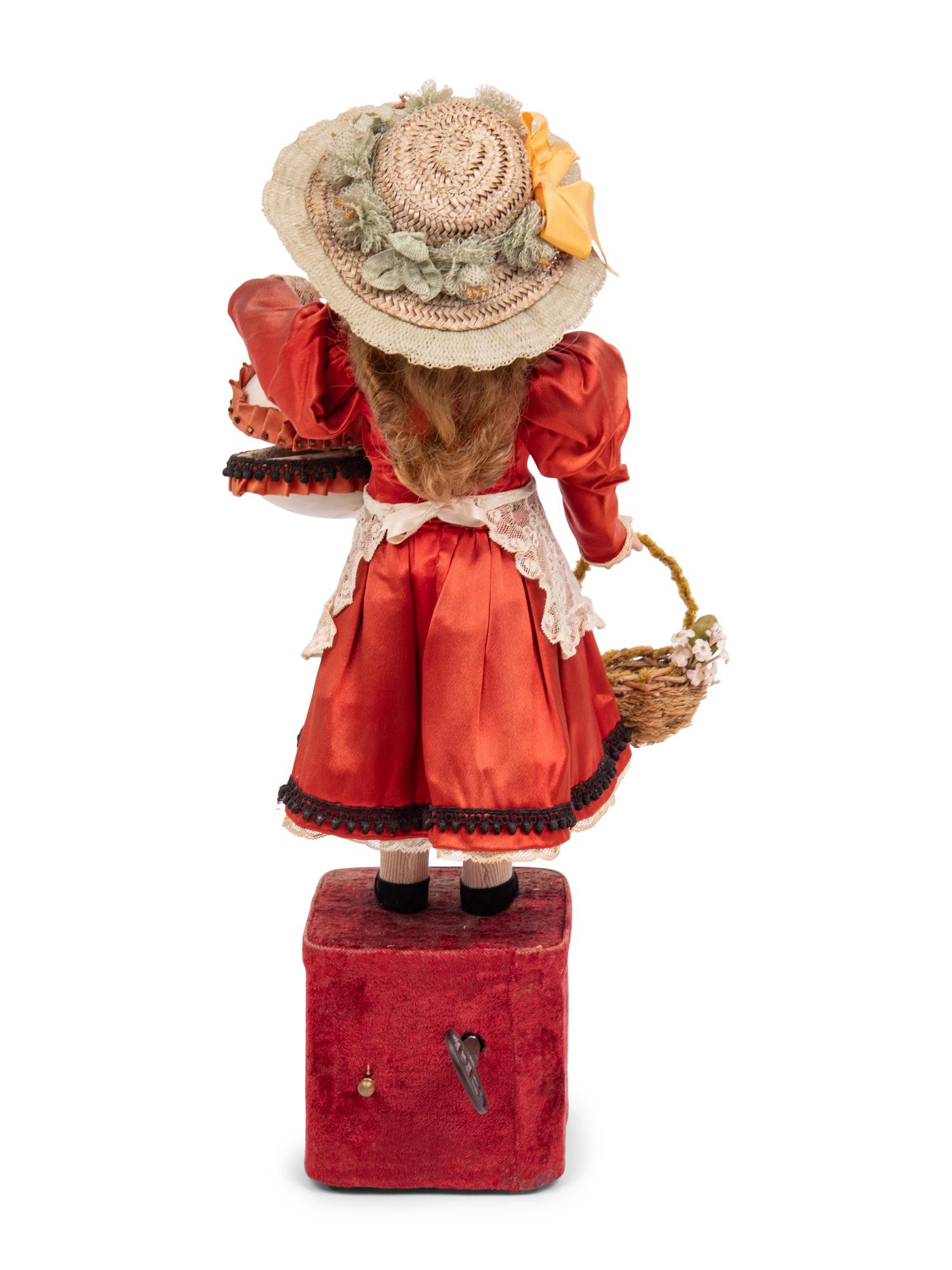 A Musical Automaton of a Girl with a Chicken and Eggs by Lambert