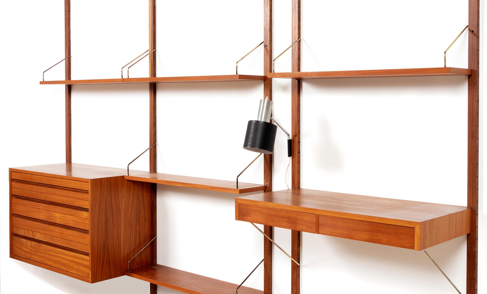 Three Bay Royal System with Desk Chair CADO, Denmark