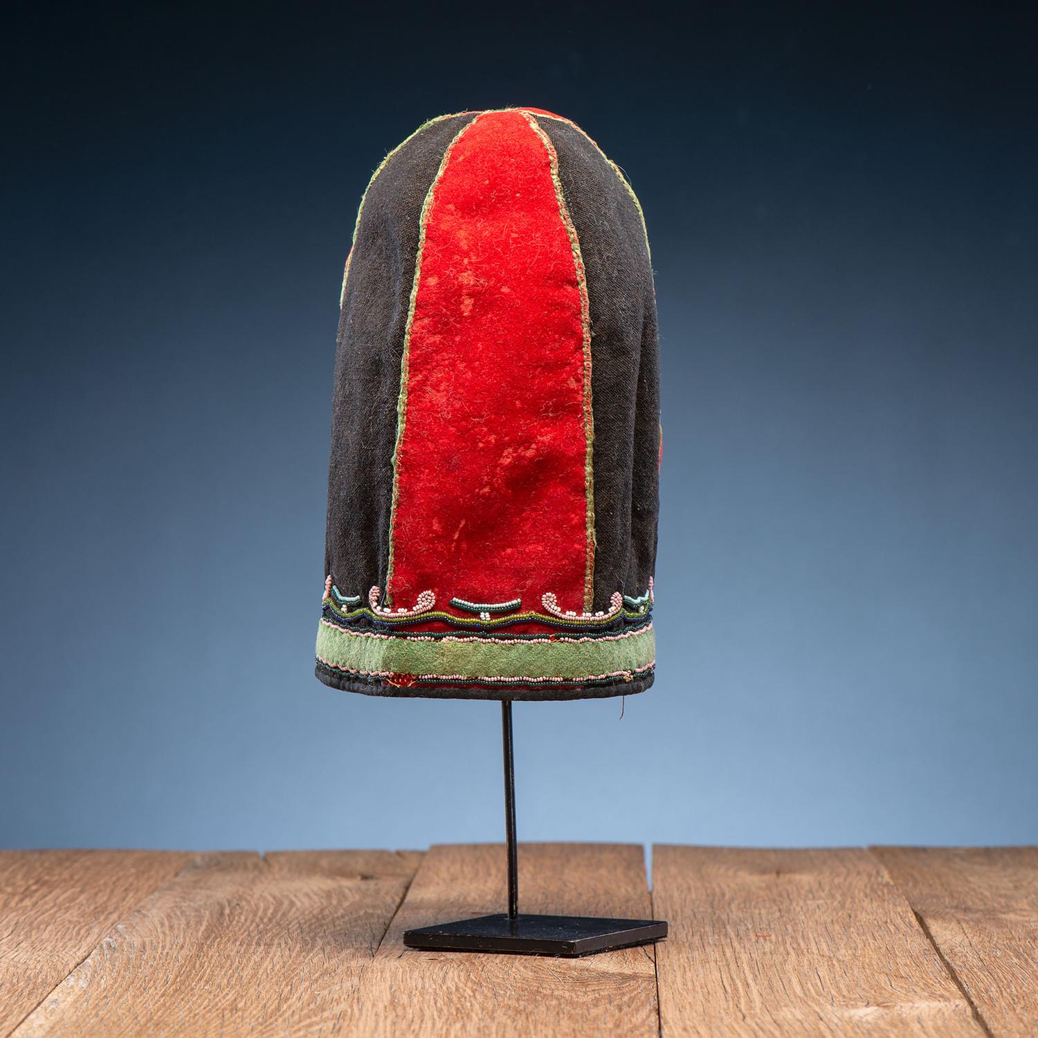 Innu [Naskapi] Beaded Wool Cap