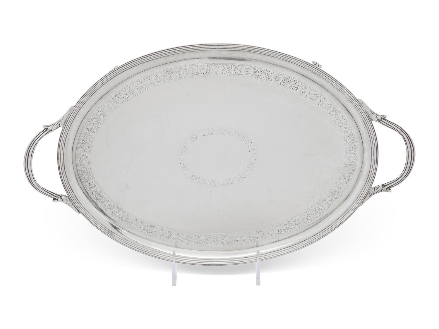 A George III Silver Tray