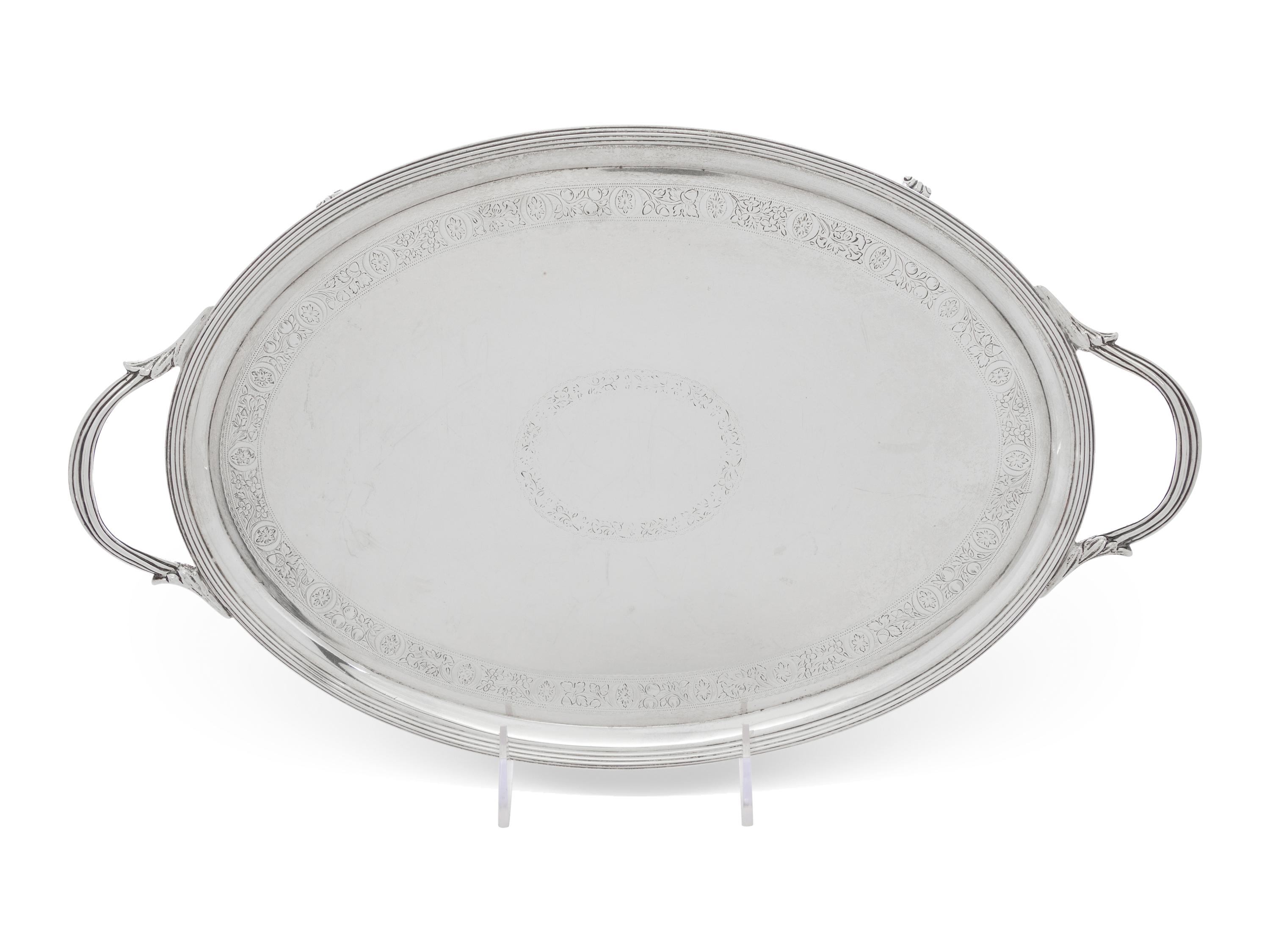 A George III Silver Tray