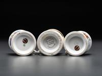 Three Fraternal Porcelain Shaving Mugs