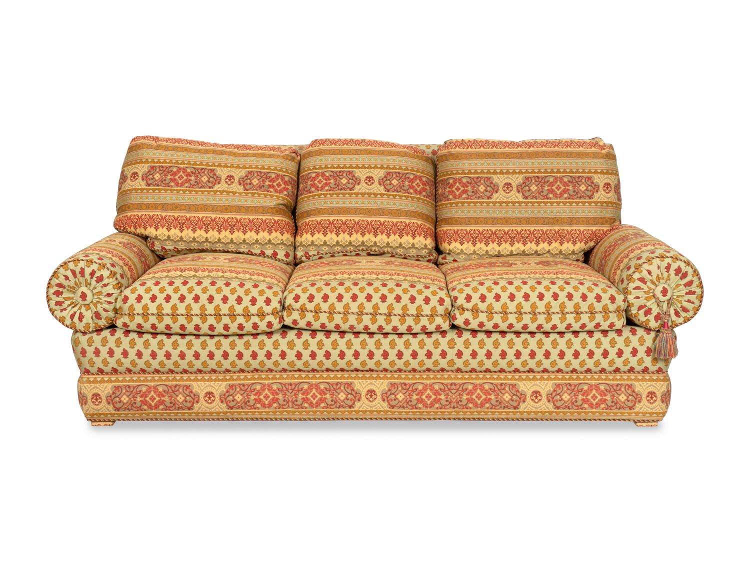 A Custom Three-Cushion Sofa