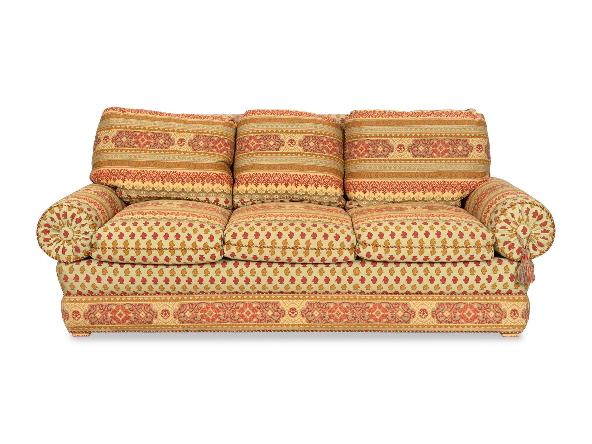 A Custom Three-Cushion Sofa