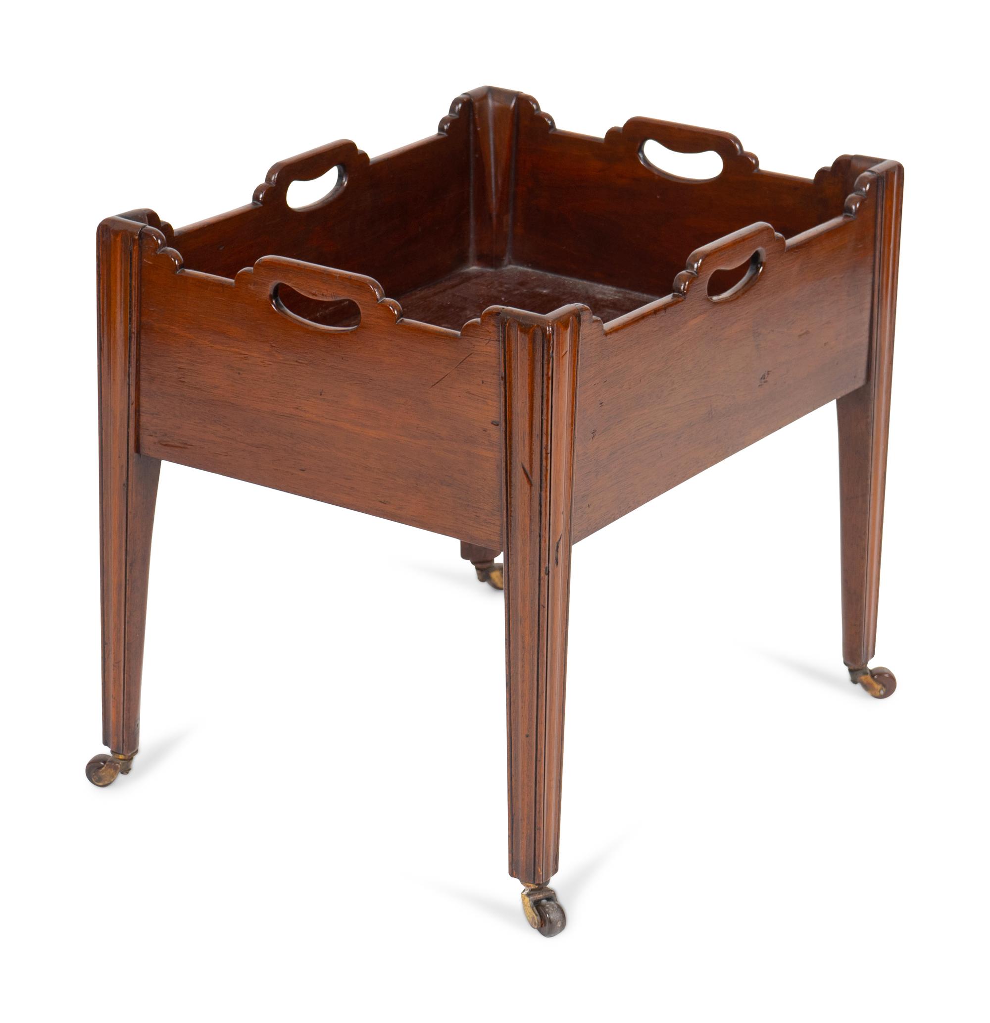A George III Mahogany Decanter/ Book Trough — 19TH CENTURY