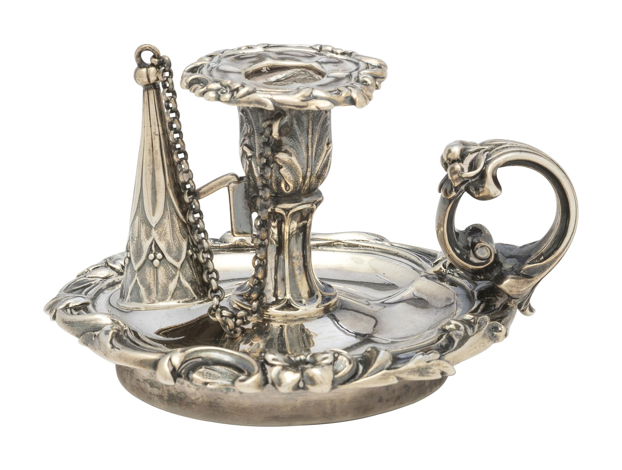 A William IV Silver Chamber Stick