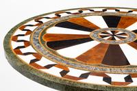 An Italian Parcel Gilt Specimen Marble Center Table