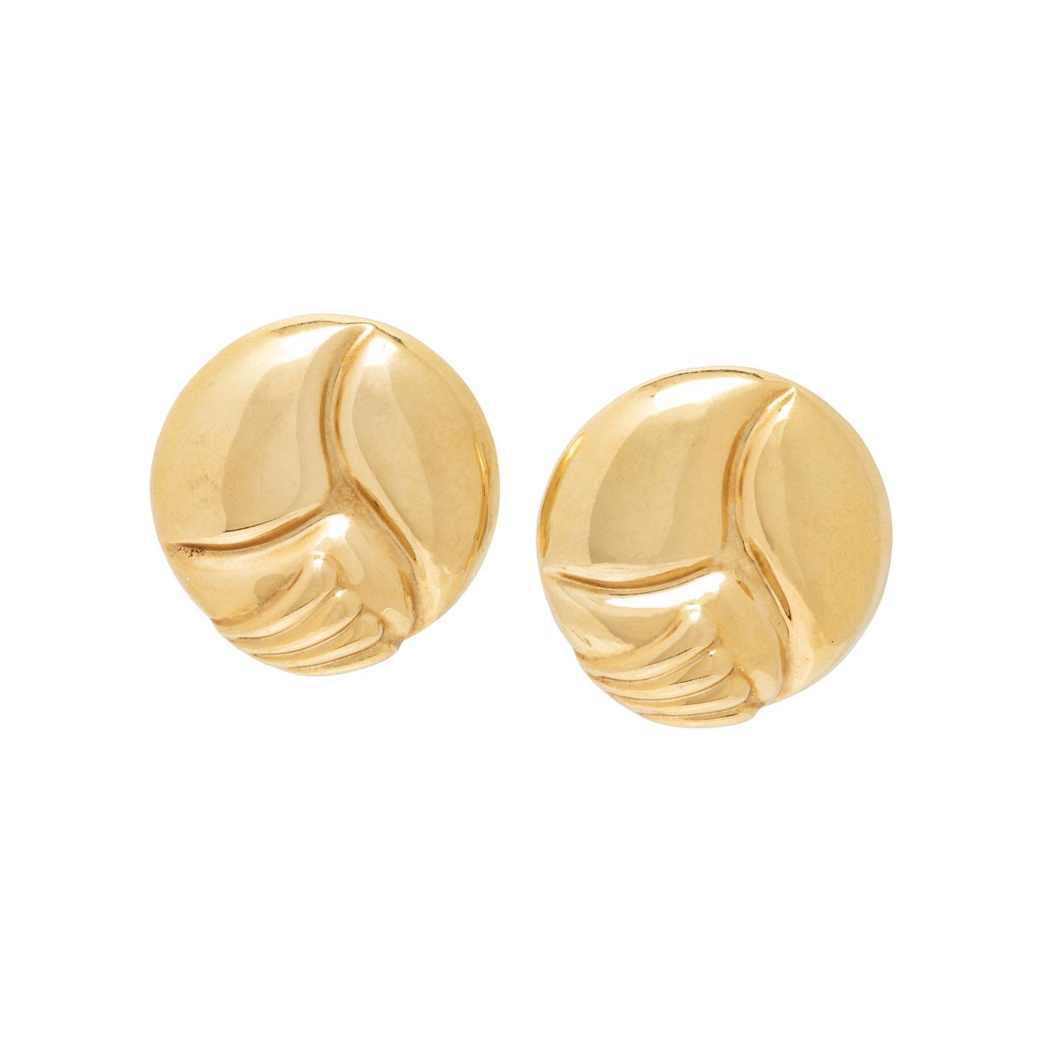 YELLOW GOLD EARRINGS