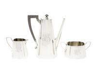An American Silver Three-Piece Coffee Service