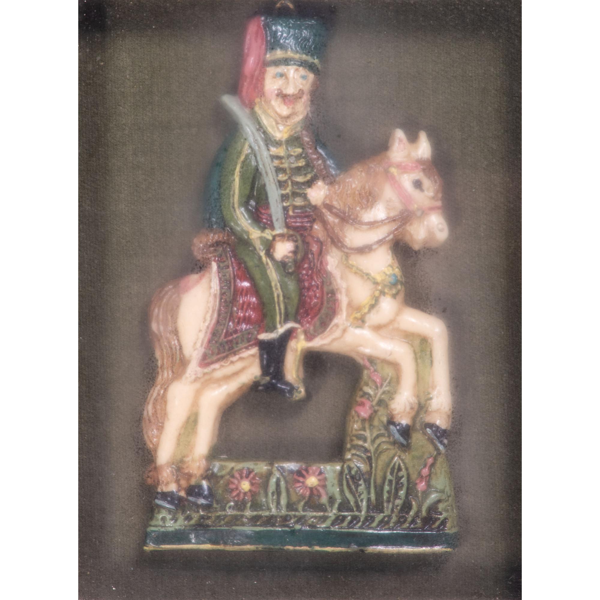 Four English Framed Wax Figures