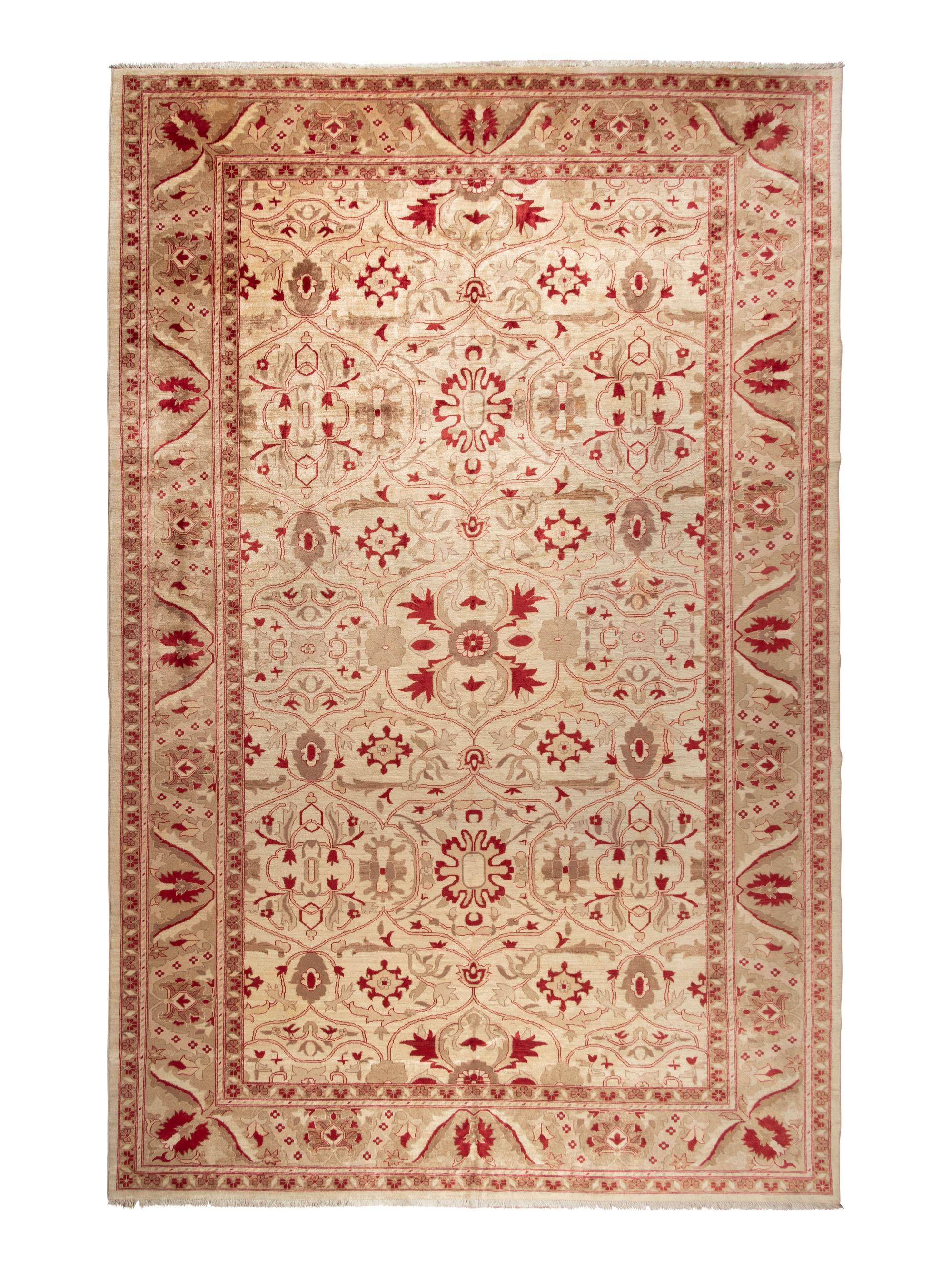 A Ziegler Mahal Design Wool Rug
