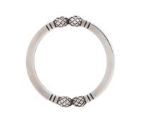 A Sterling Silver Acorn Circle Brooch, Georg Jensen, Post 1945,