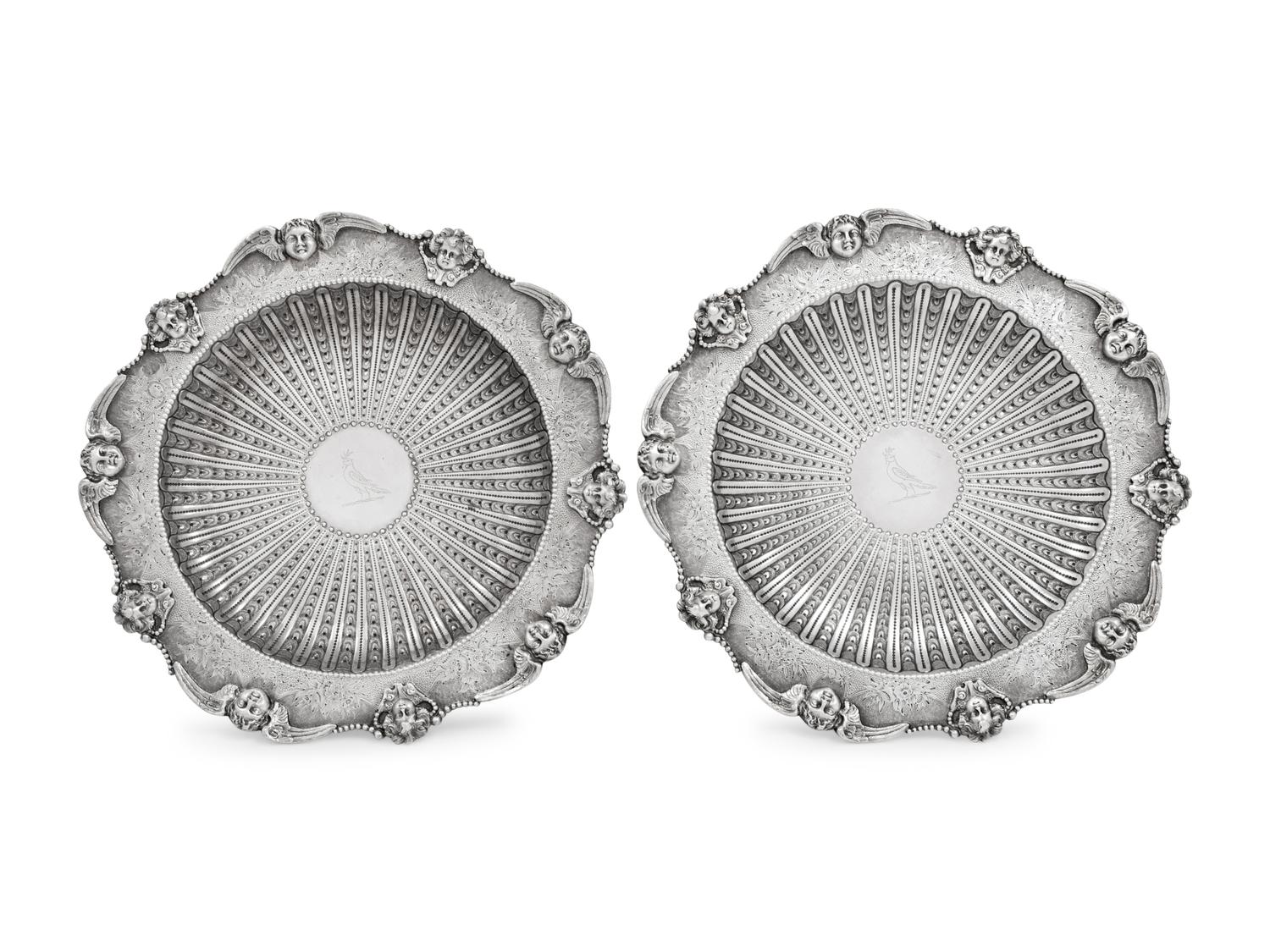 A Pair of Irish George IV Silver Tazze