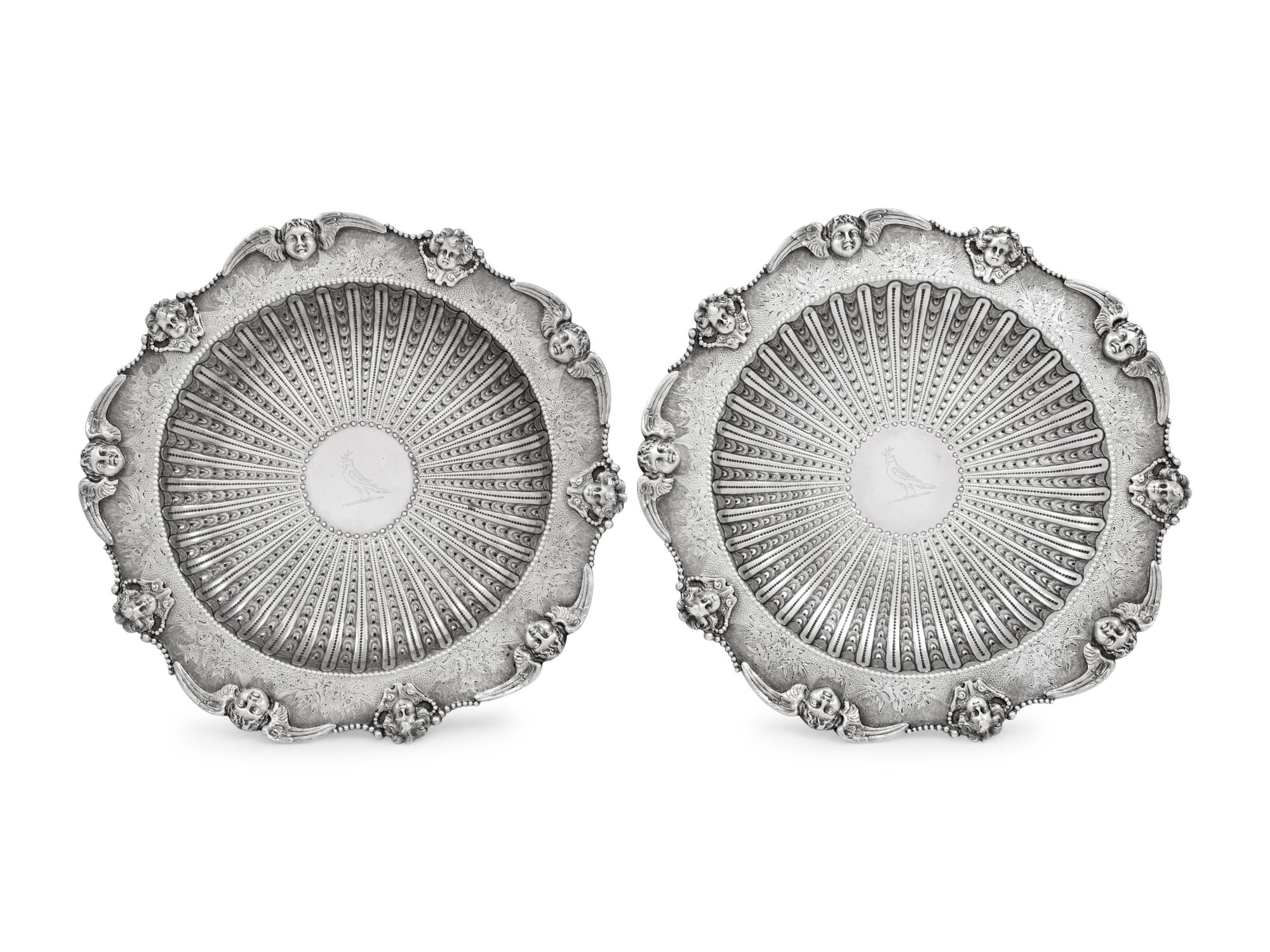 A Pair of Irish George IV Silver Tazze