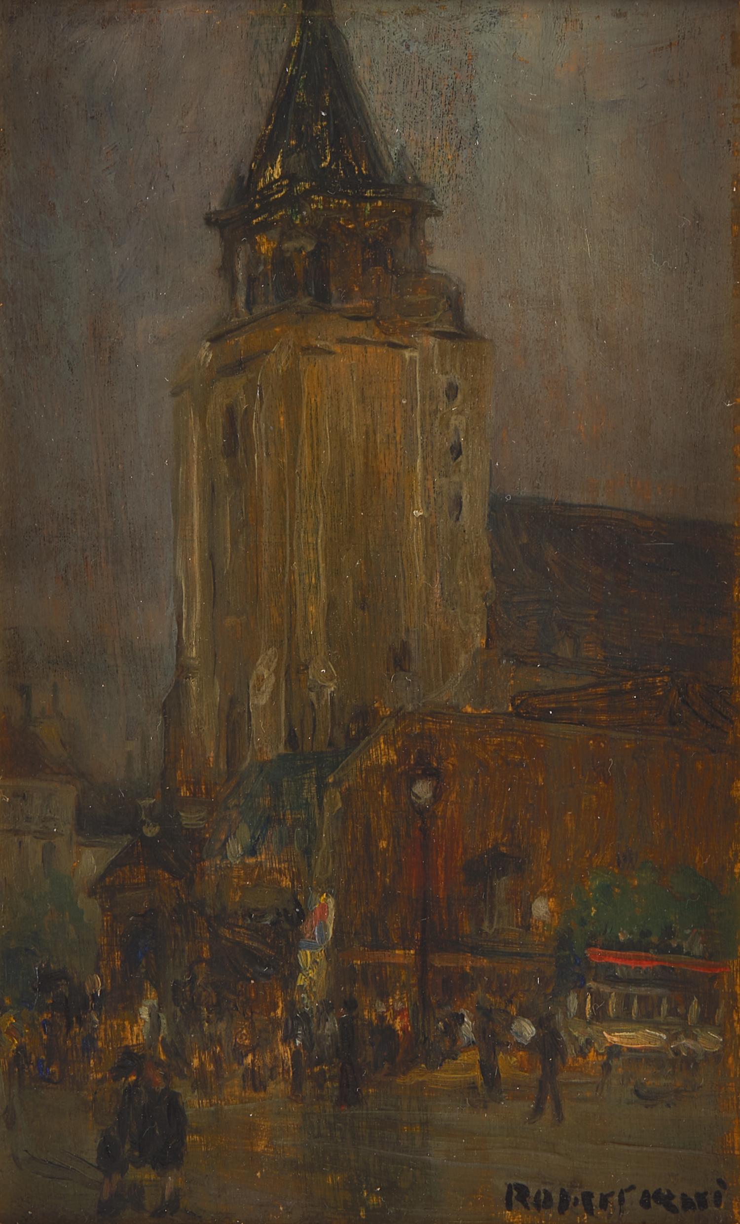 Robert Henri (American, 1865-1929) — Saint-Germain-des-Prés, Paris