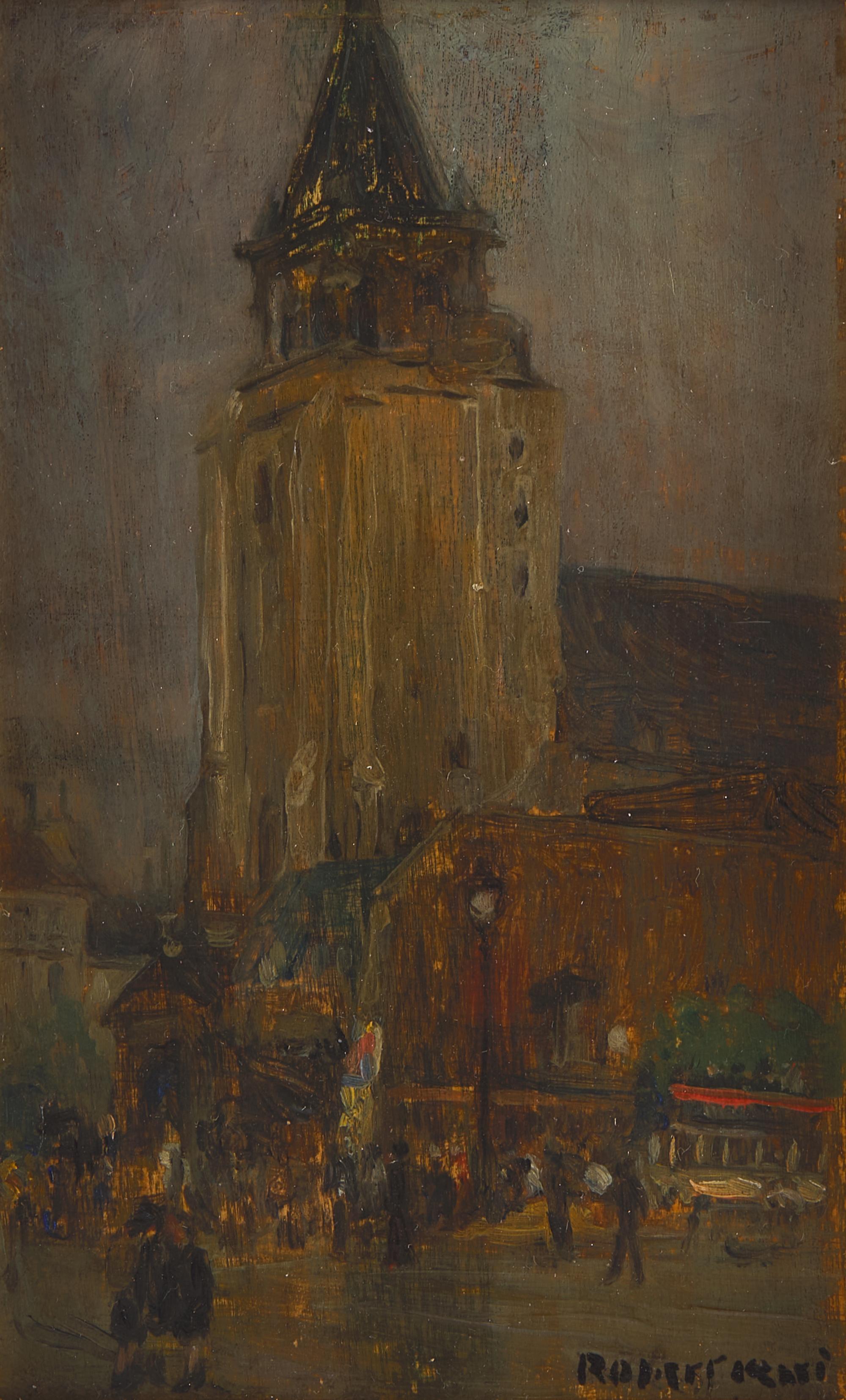 Robert Henri (American, 1865-1929) — Saint-Germain-des-Prés, Paris