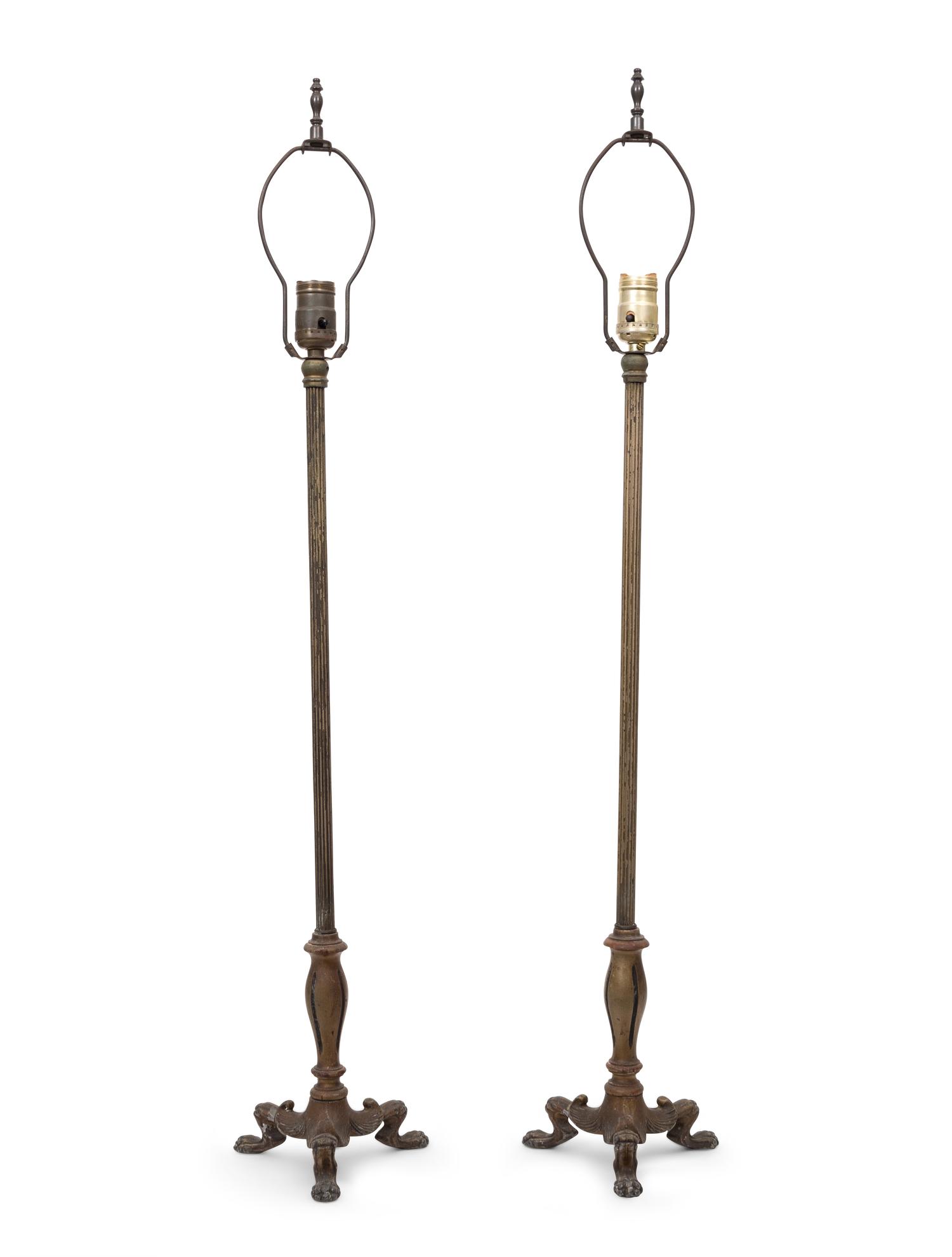 A Pair of Italian Gilt Metal Candlesticks — EARLY 20TH CENTURY