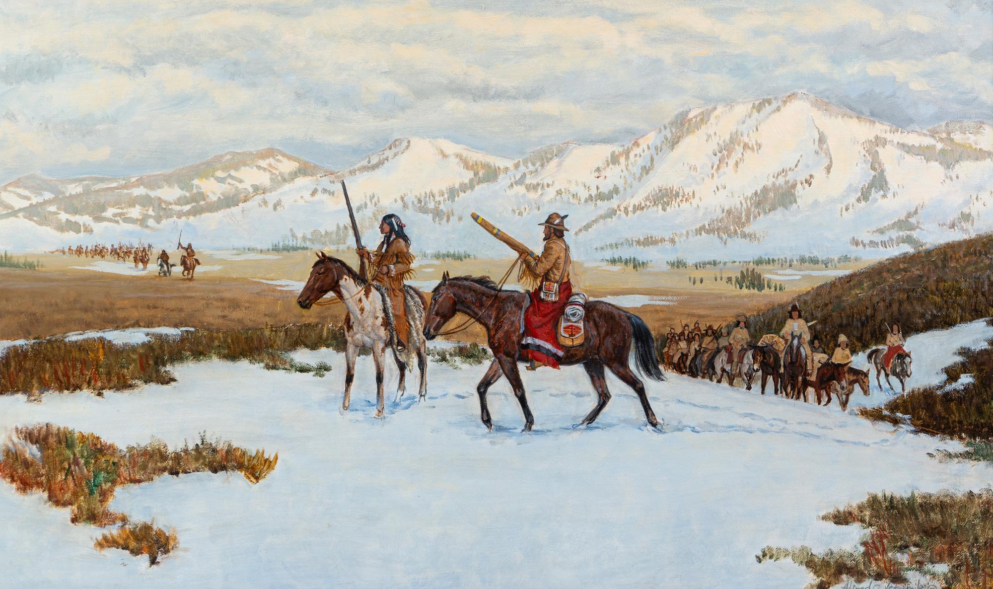 The Metis Trapper, and Bridger Meets Blackfeet